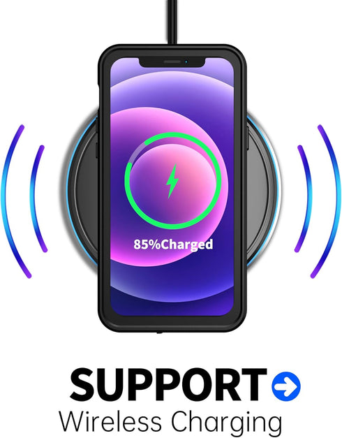 BEASTEK iPhone 12 Mini Waterproof Case, NRE Series Shockproof Dustproof IP68 with Screen Protector