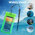 Waterproof Phone Case and Lanyard - Excellent Waterproof Protection - Floats in The Water Green