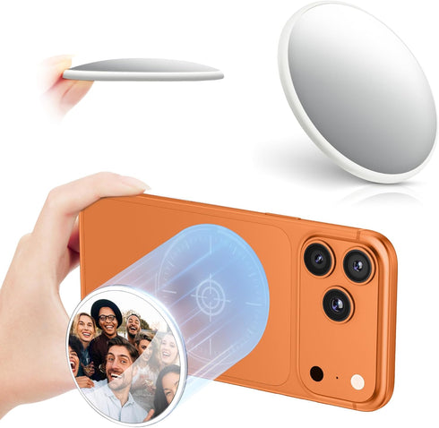 2.2" Magnetic Selfie Mirror for Back Camera,Slim Phone Convex Mirror for Magsafe