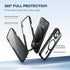 TIESZEN iPhone 15 Pro Max Case: Dustproof, MagSafe Compatible, 9H Tempered Glass & Privacy Screen Protectors, Upgraded