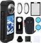 Insta 360 X3 Camera Protective Accessories Kit with Silicone Cover, Screen Protectors, Case, Lens Guard