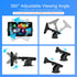 podofo Suction Cup Bracket for 6.8/7/9/9.3/10.26 inch Portable Car Stereo Radio, Upgraded Windshield Mount