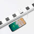 Long Heavy Duty Power Strip, 16 Outlet Metal Power Strip with 6FT Cord, 15A, 125V