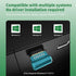 USB Bluetooth Adapter for PC, QGOO Bluetooth Dongle 5.3 EDR, Wireless Receiver for Desktop and Laptop - Green