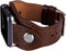 VIQIV Cuff Bracelets Bands for Compatible with Apple Watch 38mm 42mm 44mm 45mm, Dressy Leather Metal Jewelry Strap