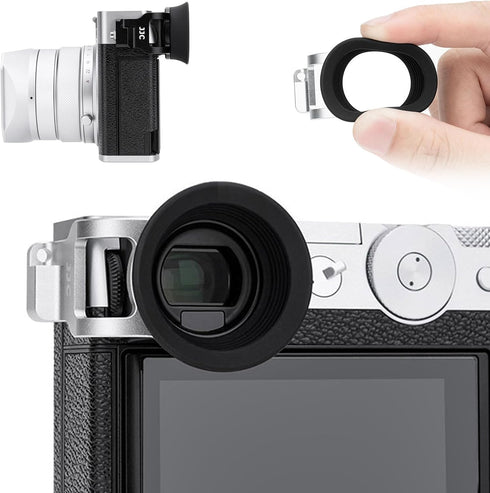 Extended GFX 100RF GFX100RF Eyecup Eyepiece, Round Soft Silicon Viewfinder Eye Cup