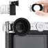 Extended GFX 100RF GFX100RF Eyecup Eyepiece, Round Soft Silicon Viewfinder Eye Cup