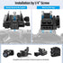 Sirui SSD Mount Bracket, SSD Holder with Cold Shoe and USB-C Cable Clamp for Samsung T7 T5 SSD, Camera Cage