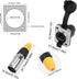 QIANRENON RJ45 Waterproof Network Connector, CAT6 Panel Mount Outdoor Waterproof Adapter, IP65
