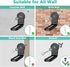 WALI Sound Bar Mounts Under TV - Universal Wall Mount Shelf with Anti-Skid Pad for All Types of Wall