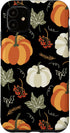iPhone 11 Case - Autumn Falling Leaves and Pumpkin Spice Harvest, Happy Fall Design