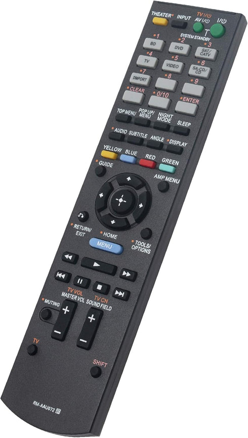 RM-AAU072 Replacement Remote for Sony Audio/Video AV Receiver Home Theater System HTC-T150