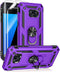 Androgate for Samsung Galaxy S7 Case, Military-Grade Metal Ring Holder Kickstand, Shockproof Cover for Samsung Galaxy