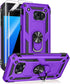 Androgate for Samsung Galaxy S7 Case, Military-Grade Metal Ring Holder Kickstand, Shockproof Cover for Samsung Galaxy