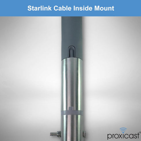 Proxicast Starlink Antenna Adapter for J-Max Mounts, Stainless Steel Coupler for V2 Motorized Satellite Dish