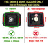 DaVoice 44mm Velbon, 60, QB-4W Tripod Quick Release Plate Camera Mounting Adapter Parts Replacement for Certain Ambico
