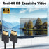 Duttek Ultra Thin HDMI Cable 1Feet, 4K Male to Male HDMI 2.0 Cord for 3D and Ultra HD TV Stick Extension Converter
