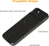 molzar Grip Series Case for iPhone 14 Plus, Real Weave Carbon Fiber, Built-in Metal Plate, Wireless Charging