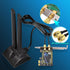 Eightwood WiFi 6E Antenna - Tri-Band 2.4GHz 5GHz 6GHz RP-SMA WiFi Antennae Magnetic Base for Desktop PC Computer