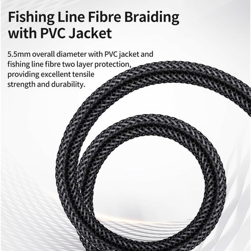 3.5mm 1/4 16 /5M, 1/8" 6.35mm 1/4" to Stereo Audio Cable Feet to TRS Male Aux Cord Double Shielded with Braiding