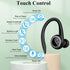Bluetooth 5.2 Headset, Single Ear Earpiece with Mic, Noise Cancelling Headset for Business, Trucker, Driver