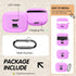 Silicone Case Compatible with Tune Buds, Shock Proof Waterproof Portable Cover with Metal Carabiner, Light Purple