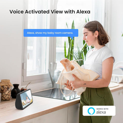 Tenda 2K Security Camera Indoor, WiFi 6 Pet Baby Camera for Home Security, Night Vision, Plug-in WiFi Camera