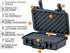 MEIJIA Portable All Weather Waterproof Hard Case, Small Camera Case, Dry Case with Customizable Foam, Fit for Drones,