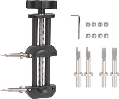 Fotga Metal Camera Lens Vise Tool Kit, Lens Repair Spanner Set with Adjustable Jaw for Filter Ring Restoration