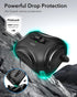 ESR AirPods Pro Case (2023/2022/2019, 2nd/1st Gen), Compatible with USB-C/Lightning, Effortless MagSafe, Black