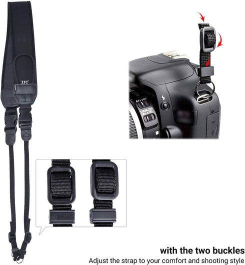Universal Soft Neoprene Shoulder Neck Strap for DSLR Camera, Quick-Release Camera Strap for X100V, Canon R5, R6, R7,