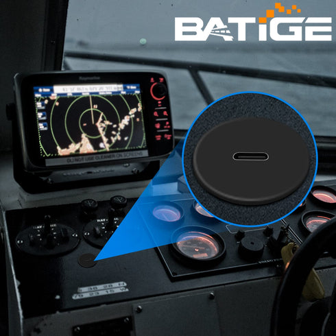 BATIGE Single Port Type C 3.1 Car Flush Mount Cable USB C 3.1 Panel Mount Male to Female Extension Cable 3ft