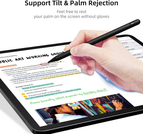Uogic 2 Pack iPad Pen Stylus with Palm Rejection, Tilt, Magnetic, Compatible with Apple iPad Pro & Mini