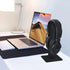 Kanto H2 Premium Universal Headphone Stand | Curved Silicone Padding for On and Over Ear Headphones | Black