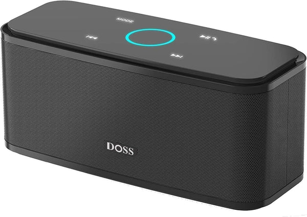 DOSS SoundBox Touch Wireless Bluetooth Speaker, 12W HD Sound, IPX5 Waterproof, 20H Playtime, Touch Control, Bluetooth