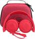 Aenllosi Hard Carrying Case for JBL JR 300BT/ JR 300 Kids On-Ear Wireless Headphones - Red