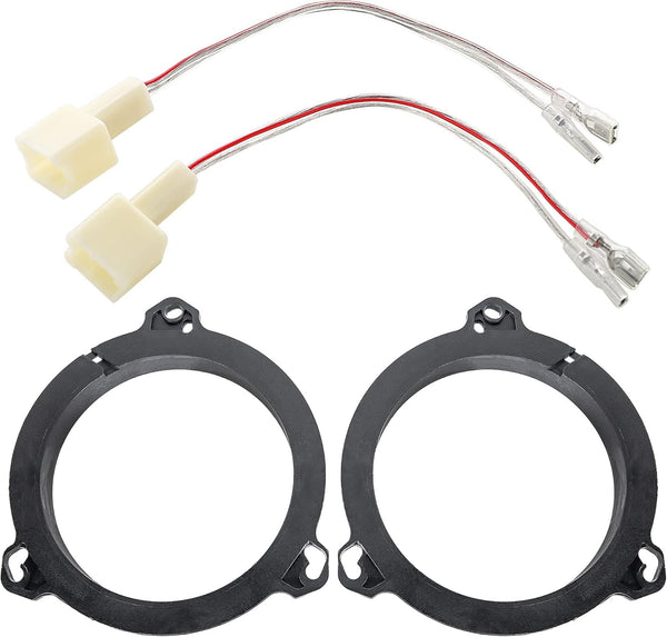 Door Speaker Adapter Bracket Speaker Harness for Nissan Sentra/Murano 2000-2019, Titan 2004-2019, Kia K2 2011-2021, 6.5