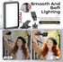 Datarm 4-14H Rechargeable Soft Selfie Light for Phone, Camera, Laptop, Battery Portable LED Light for Pictures, Phone