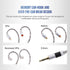 2m 16 2Pin) Linsoul Tripowin Zonie IEM Cable, Long Earbud Cord, Core Silver Plated Earphone Cable, in Ear Monitor Wire