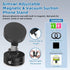 Gimswi 17 Vacuum Magnetic Phone Holder with Metal Ring Compatible with iPhone Samsung All Phone, Portable Universal