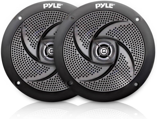 Pyle Marine Speakers, 5.25 Inch Low Profile Waterproof Wakeboard Tower, Weather Resistant Outdoor Audio System, 180