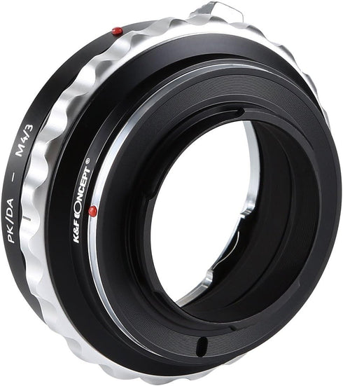 K&F Concept Manual Lens Mount Adapter for Pentax PK DA Lens to Micro Four Thirds Cameras