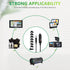 12v Car DC Charger Power Cord with 8 Connectors for Portable DVD Player, Car DVR, GPS, Bluetooth Speakers, and More
