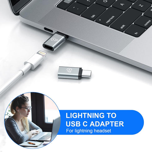 USB A to USB C, Type C Female to USB Male, Type C Male to Type C Female, Compatible with Samsung Galaxy, Laptop (5