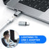 USB A to USB C, Type C Female to USB Male, Type C Male to Type C Female, Compatible with Samsung Galaxy, Laptop (5
