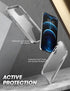 SUPCASE for iPhone 13 Pro Max Case, Clear Shockproof Protective Phone Case with Screen Protector, Silver