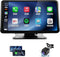 Haudio 7" Portable Wireless CarPlay & Android Auto Car Stereo with Backup