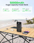 DAOLOT 50000mAh 22.5W 4 3 Pack Power Bank Fast Charging - Portable Charger USB C Quick Charge with Outputs & Inputs LED