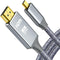 4K Micro HDMI to HDMI Male Cable Adapter, 4K@60Hz HDR Nylon Braid
