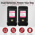 Radioddity GM-30 GMRS Handheld Radio - Long Range Two Way Radio with 11 NOAA Channels, Includes 2 Batteries